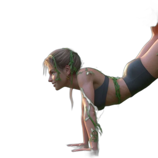concept art, 3d render, photorealistic, cyberpunk transparent PNG cut-out