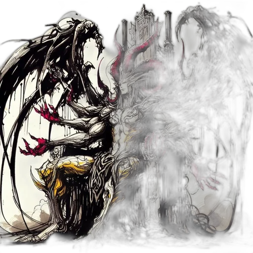dragon, concept art, fantasy art, comic book art transparent PNG cut-out