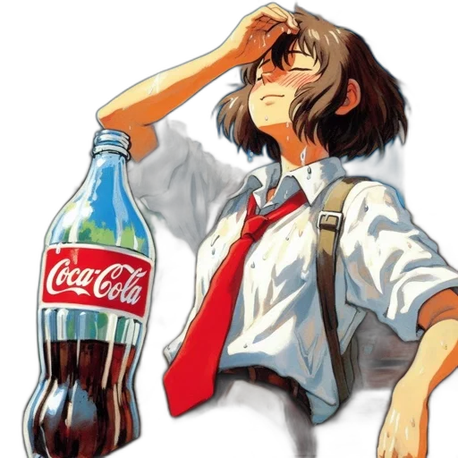 bottle, food, robot, staff transparent PNG cut-out