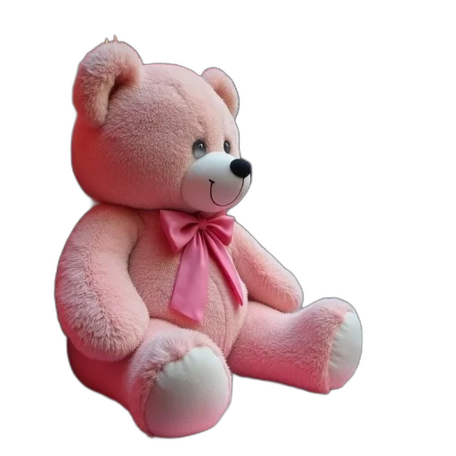 3d render, photorealistic, large, teddy transparent PNG cut-out