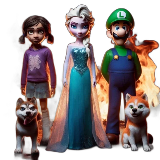 dress, concept art, fantasy art, 3d render transparent PNG cut-out