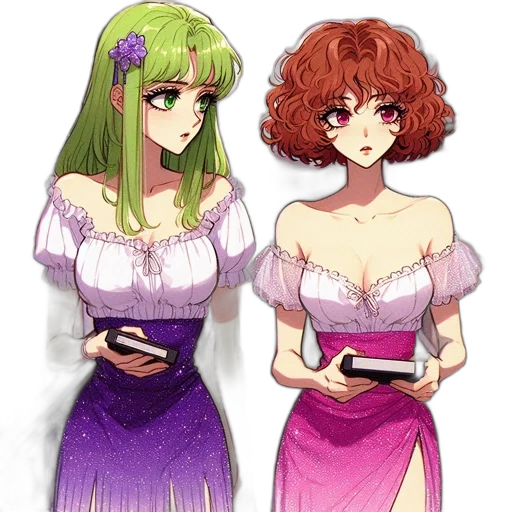 dress, jewelry, crown, pixel art transparent PNG cut-out