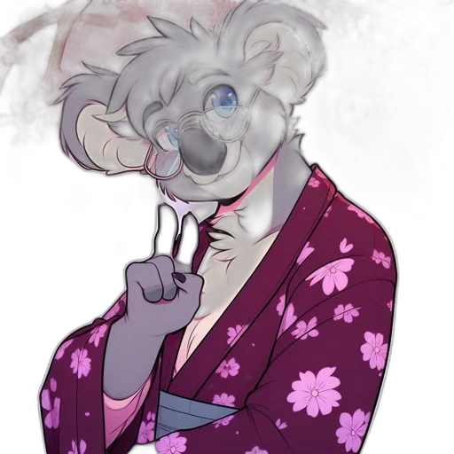 jacket, staff, creature, animal transparent PNG cut-out