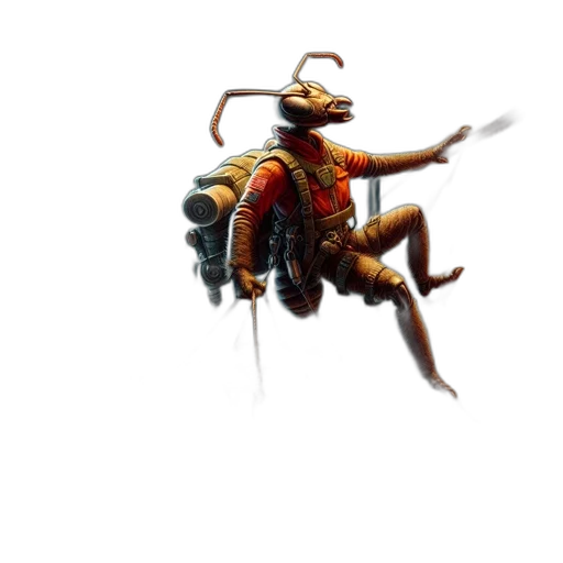 creature, dragon, animal, robot transparent PNG cut-out