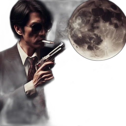 staff, weapon, mask, comic book art transparent PNG cut-out