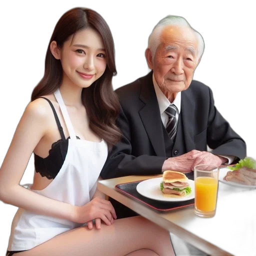 food, dress, face, robot transparent PNG cut-out