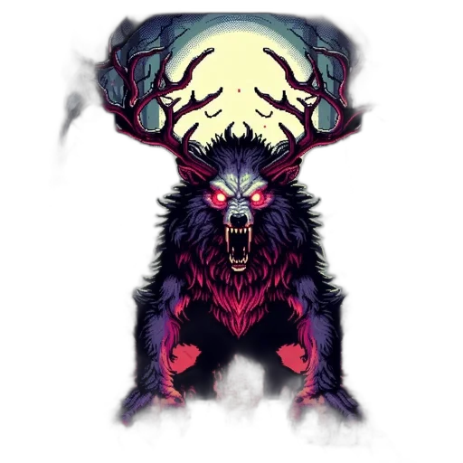 creature, animal, mask, staff transparent PNG cut-out