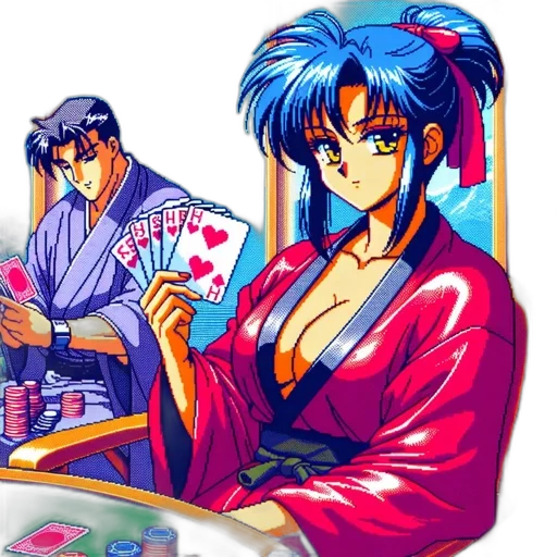 vaporwave, anime, concept art, cyberpunk transparent PNG cut-out