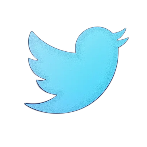 weapon, 3d render, twitter, logo transparent PNG cut-out