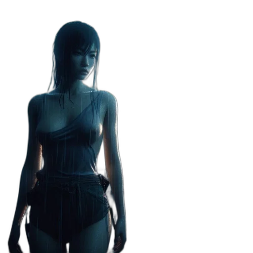 dress, robot, concept art, cyberpunk transparent PNG cut-out