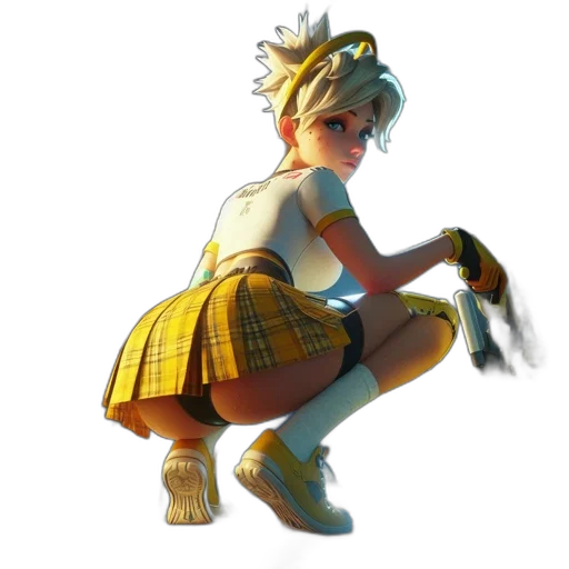 dress, weapon, crown, staff transparent PNG cut-out