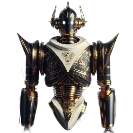 robot, sword, staff, weapon transparent PNG cut-out