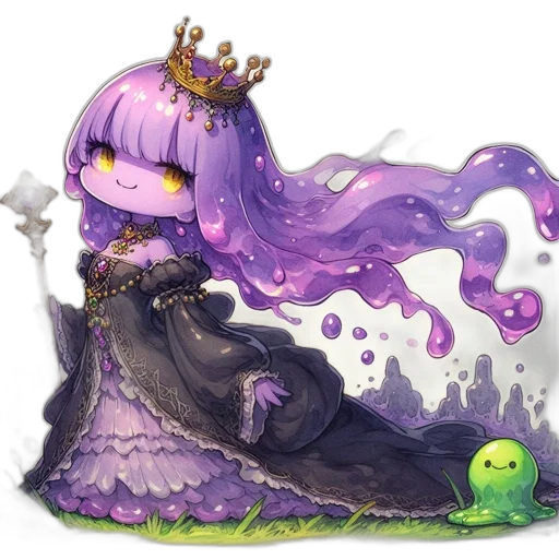crown, dragon, creature, staff transparent PNG cut-out