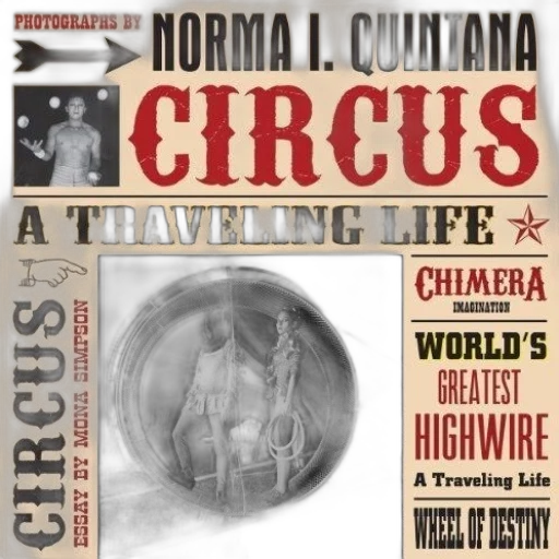 vintage-style, poster, circus, traveling transparent PNG cut-out