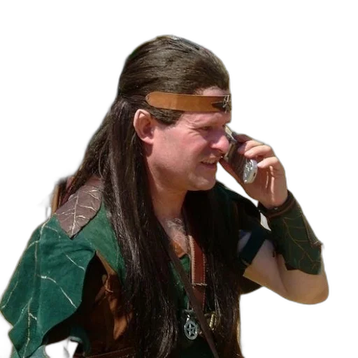 face, jewelry, staff, fantasy art transparent PNG cut-out