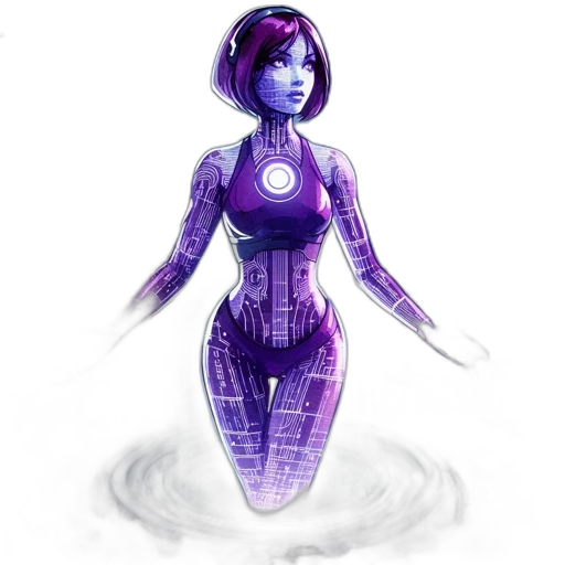robot, dress, concept art, 3d render transparent PNG cut-out