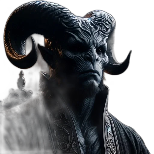 dragon, mask, face, staff transparent PNG cut-out