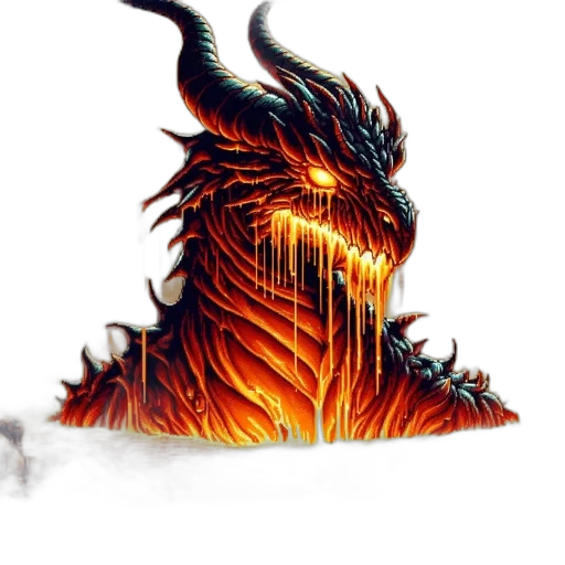 dragon, creature, animal, staff transparent PNG cut-out
