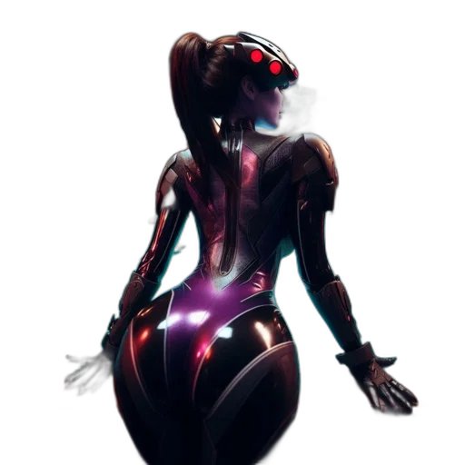 robot, mask, concept art, cyberpunk transparent PNG cut-out