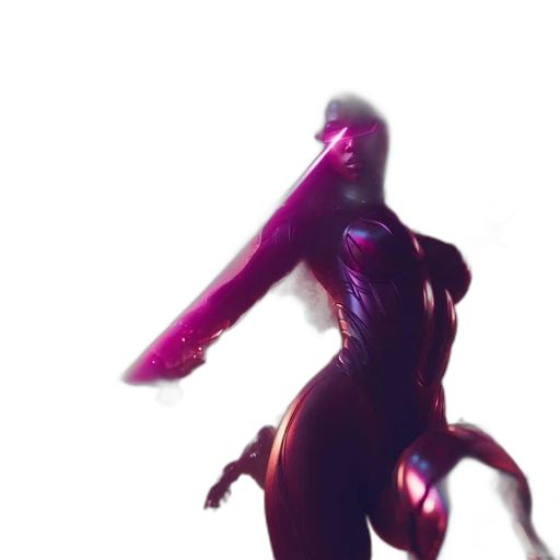 dress, creature, robot, weapon transparent PNG cut-out
