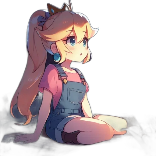 dress, staff, crown, robot transparent PNG cut-out