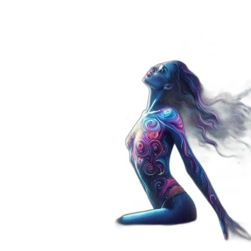 creature, hair, dragon, robot transparent PNG cut-out