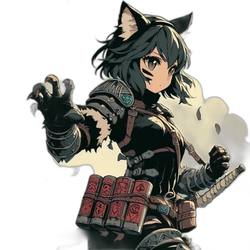 weapon, staff, sword, animal transparent PNG cut-out