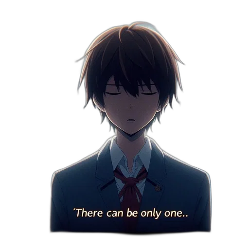 anime, cartoon, male, character transparent PNG cut-out