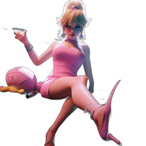 dress, staff, creature, concept art transparent PNG cut-out