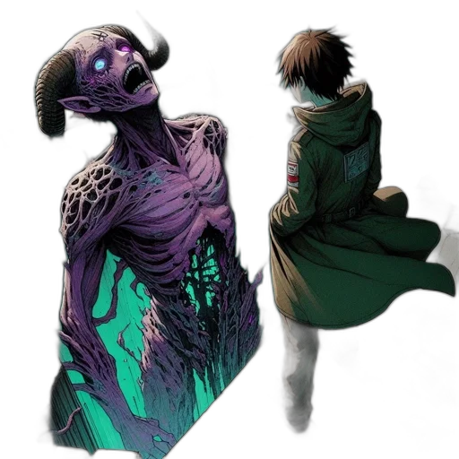 creature, mask, animal, concept art transparent PNG cut-out