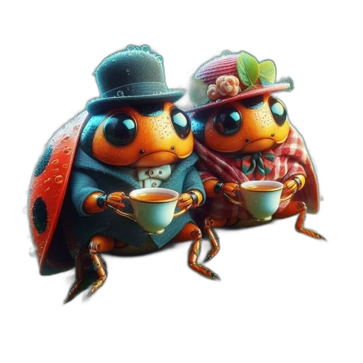 hat, food, concept art, 3d render transparent PNG cut-out