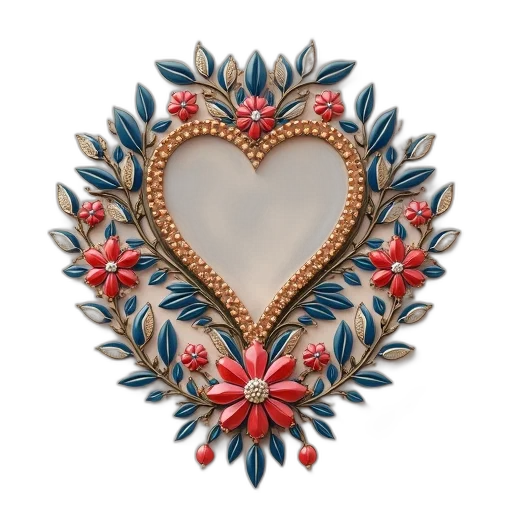 jewelry, crown, flower, 3d render transparent PNG cut-out
