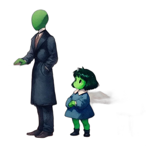staff, mask, dress, creature transparent PNG cut-out