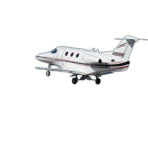 3d render, white, private, jet transparent PNG cut-out