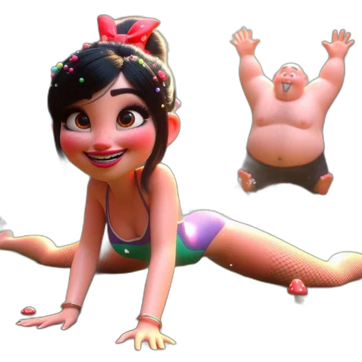 creature, 3d render, concept art, cartoon transparent PNG cut-out