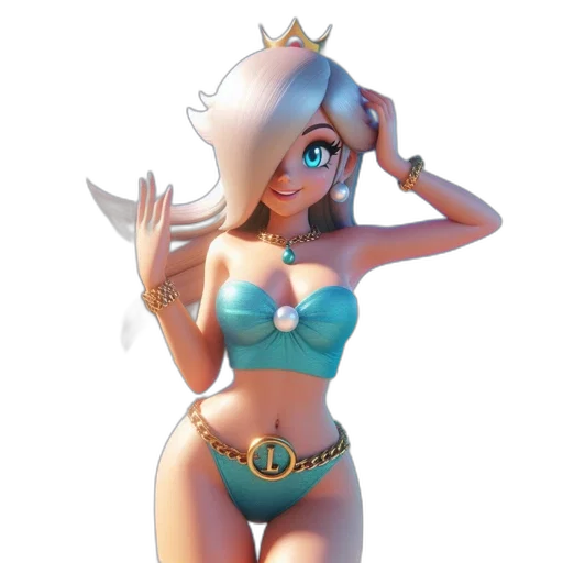 crown, dress, jewelry, staff transparent PNG cut-out