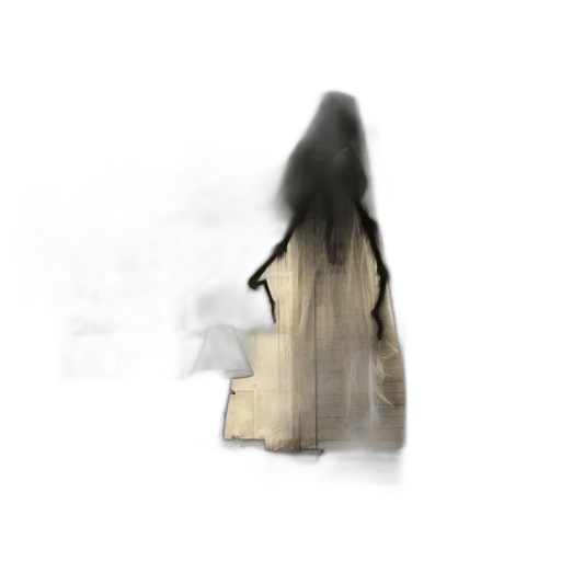 dress, hair, jacket, mask transparent PNG cut-out