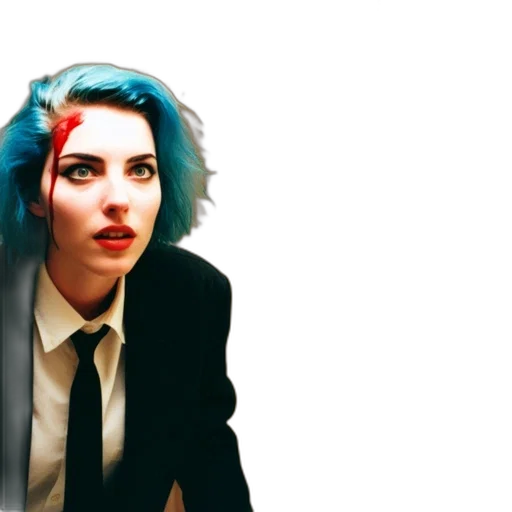 jacket, face, creature, robot transparent PNG cut-out