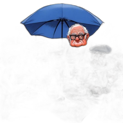 umbrella, face, mask, creature transparent PNG cut-out