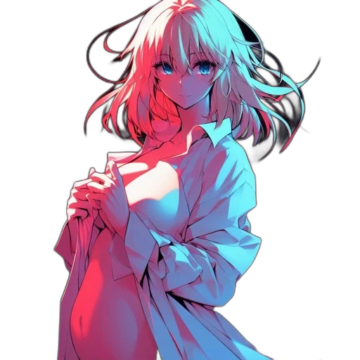 dress, flower, jacket, creature transparent PNG cut-out