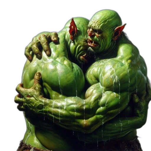 creature, face, concept art, photorealistic transparent PNG cut-out