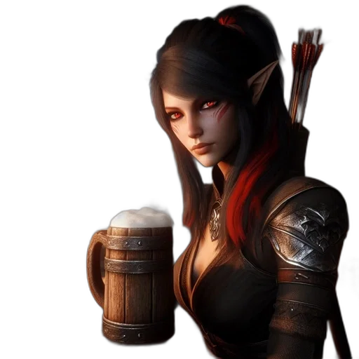 staff, fantasy art, concept art, 3d render transparent PNG cut-out
