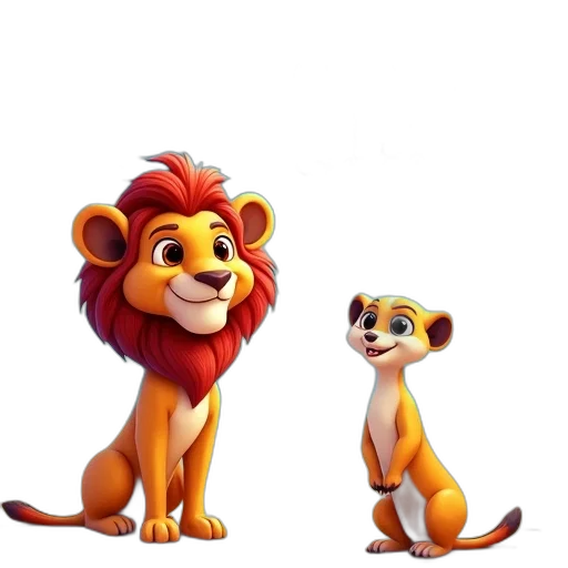 crown, animal, concept art, 3d render transparent PNG cut-out