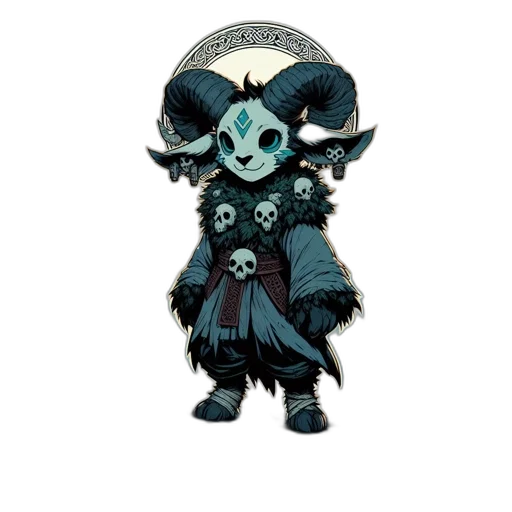 mask, staff, jewelry, creature transparent PNG cut-out