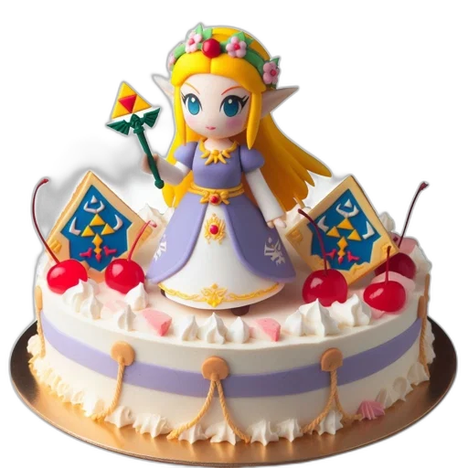 crown, 3d render, concept art, cake transparent PNG cut-out