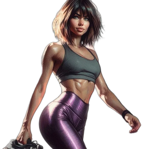 concept art, comic book art, cyberpunk, fantasy art transparent PNG cut-out