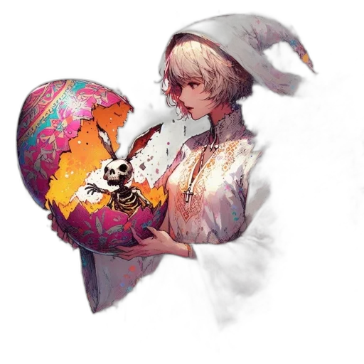 mask, weapon, hat, dress transparent PNG cut-out