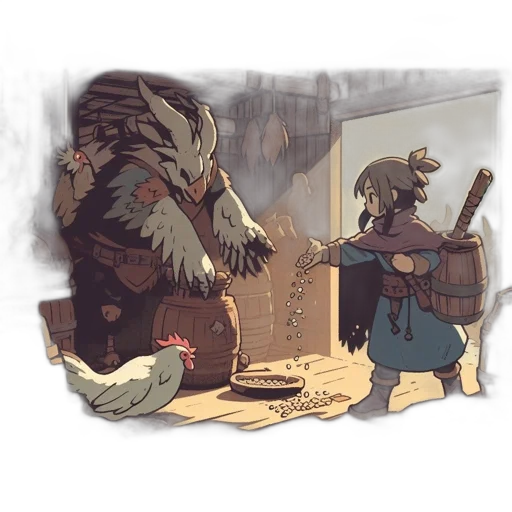 concept art, fantasy art, pixel art, comic book art transparent PNG cut-out