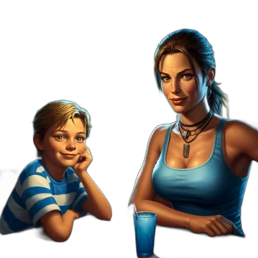 pixel art, concept art, photorealistic, oil painting transparent PNG cut-out