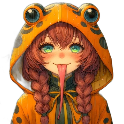 jacket, face, creature, dragon transparent PNG cut-out